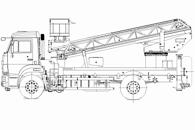 Автогидроподъемник ПСС-131.18Э на шасси 43253