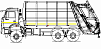 Мусоровоз с задней загрузкой 585190 (Zoeller Medium XL)