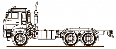 Шасси KAMAZ-65224-53