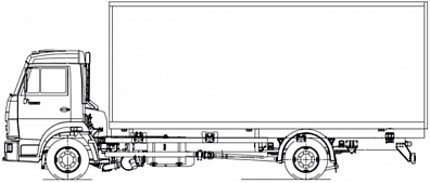 Изотермический фургон 7722-010-25