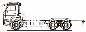 Шасси KAMAZ-65115-48 (А5)
