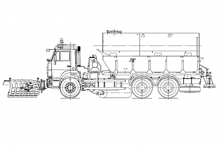 Комбинированная дорожная машина КО-823-10