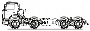 Шасси KAMAZ-65201-53