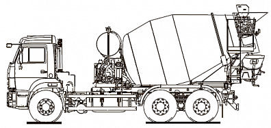 Автобетоносмеситель 58147Z