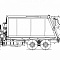 Мусоровоз с задней загрузкой КО-440В1-01