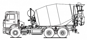 Автобетоносмеситель 58149W