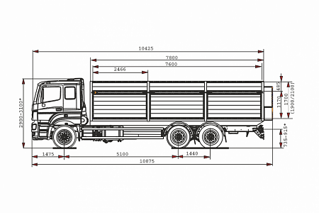 Автомобиль-зерновоз 65207-85002-87
