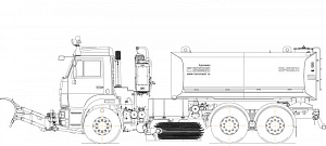 Комбинированная дорожная машина КО-829Б1