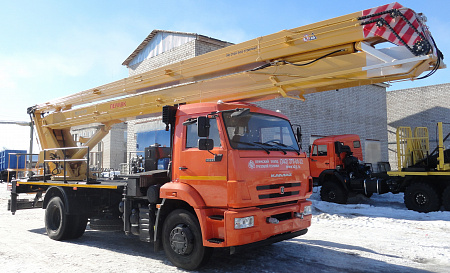 Автогидроподъемник ПСС-121.28 на шасси 43253