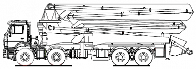 Автобетононасос 58154Н
