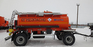 Двухосный прицеп–цистерна НЕФАЗ-8602-03