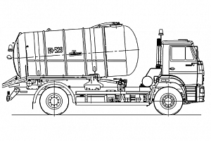 Машина ассенизационная КО-529-14