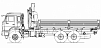 Бортовой автомобиль 65861-402-06 с КМУ FASSI F215A.0.22 на шасси КАМАЗ-43118
