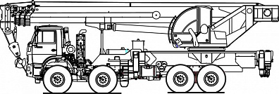 Автомобильный кран KC-55729-5В