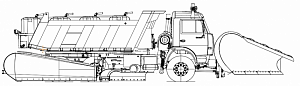 Комбинированная дорожная машина КО-829С1-02