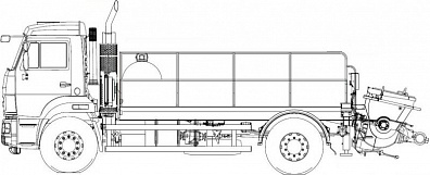 Автобетононасос линейный 581580