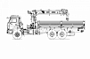 Бортовой автомобиль 65861-322-23 с КМУ PALFINGER INMAN IT 150 на шасси КАМАЗ-43118