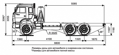 Шасси KAMAZ-43114-30