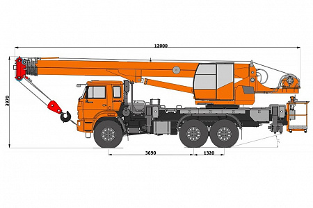Автомобильный кран ПКС-55713-5К-4В