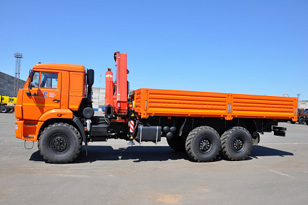 Бортовой автомобиль 65861-403-06 С КМУ FASSI F245A.0.22 на шасси КАМАЗ-43118