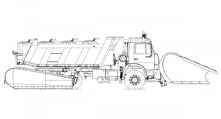 Комбинированная дорожная машина КО-829С1