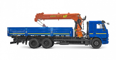 Бортовой автомобиль 6586-320-01 с КМУ PALFINGER INMAN IT-180 на шасси КАМАЗ-65117