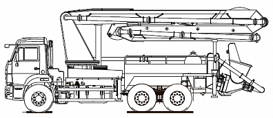 Автобетононасос 58152А