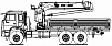 Бортовой автомобиль 65861-320-05 с КМУ PALFINGER INMAN IT-180 на шасси КАМАЗ-43118