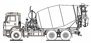 Автобетоносмеситель 58149Z