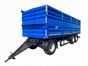 Бортовой прицеп 3-х осный ТЗА-589305 (зерновоз, односкатный)